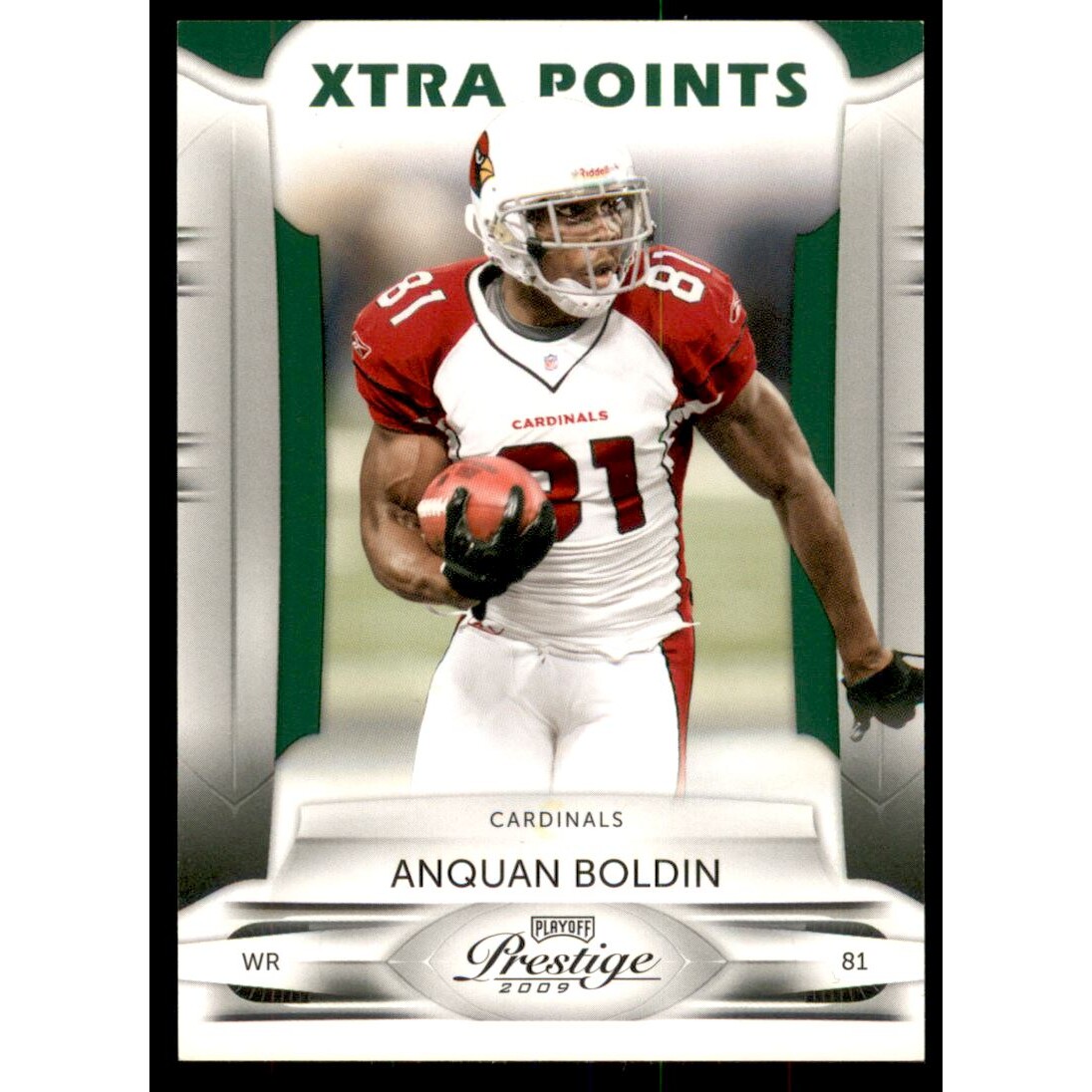 2009 Playoff Prestige Xtra Points Green #3 Anquan Boldin