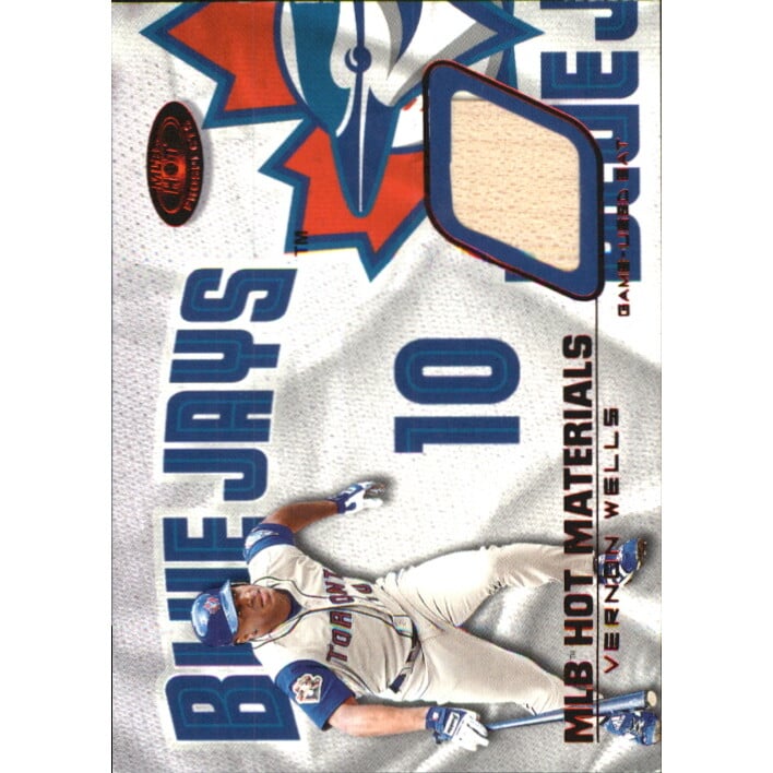 2002 Hot Prospects MLB Red Hot Materials #VW Vernon Wells Bat