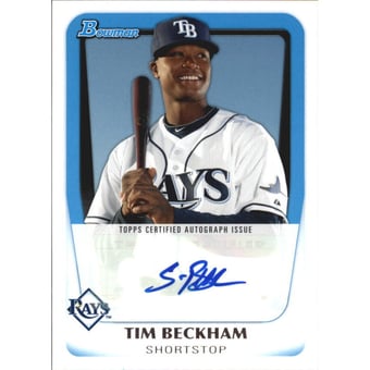 2011 Bowman Prospect Autographs #TB Tim Beckham