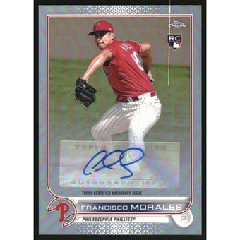 2022 Topps Chrome Update Autographs #ACFM Francisco Morales