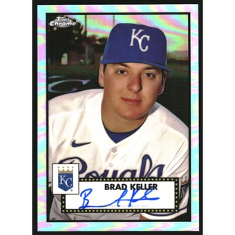 2021 Topps Chrome Platinum Anniversary Autographs Refractors #PABK Brad Keller