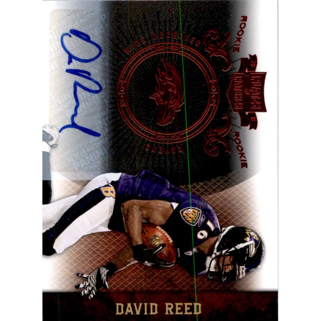 2010 Panini Plates and Patches #124 David Reed AU/249 RC. rookie card picture