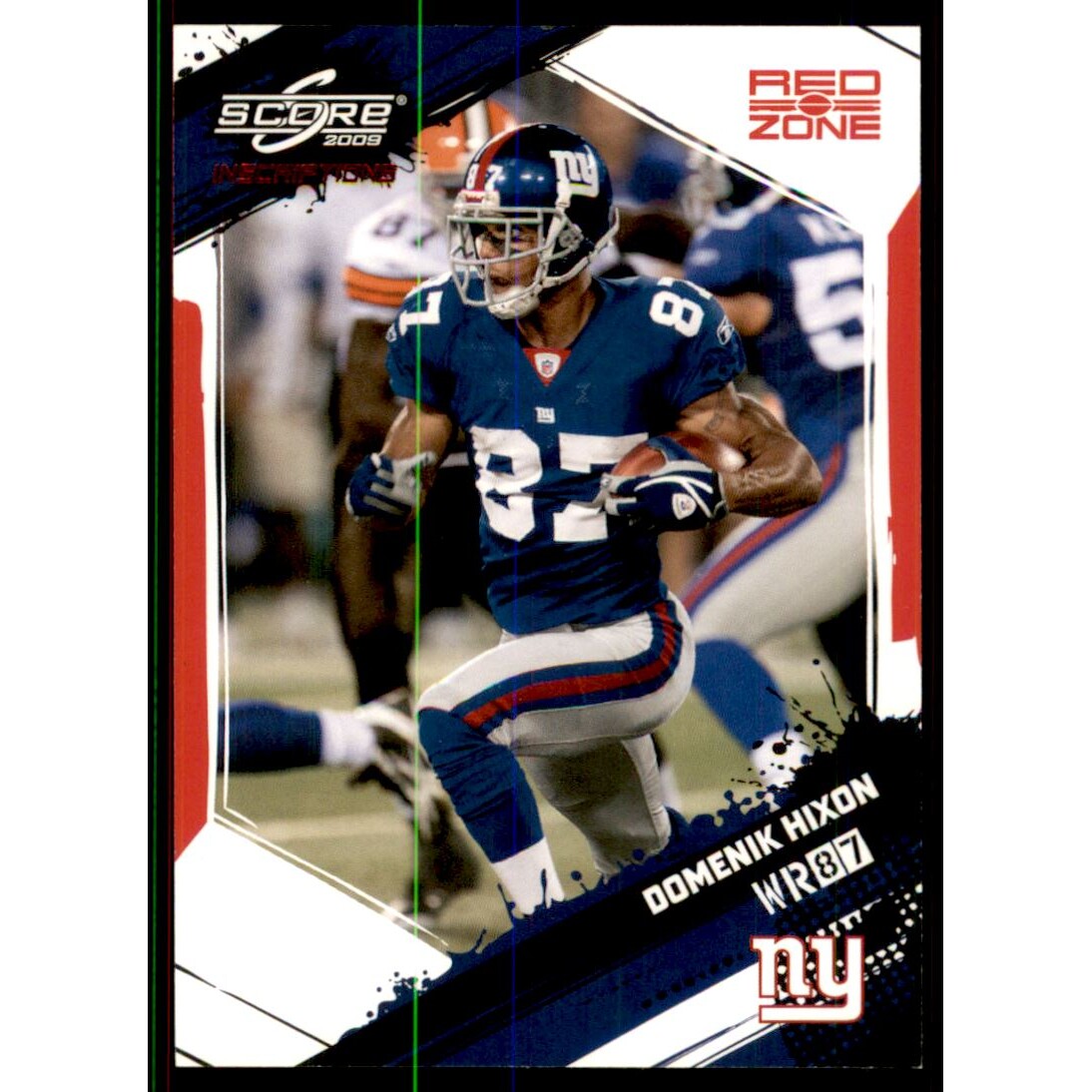2009 Score Inscriptions Red Zone #195 Domenik Hixon 2009 Score Inscriptions Red Zone #195 Domenik Hixon