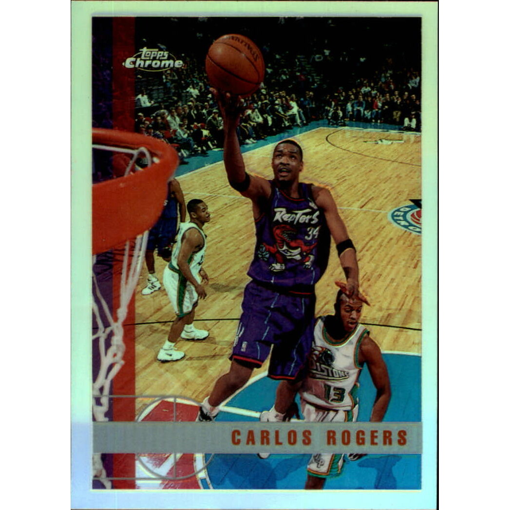 1997-98 Topps Chrome Refractors #127 Carlos Rogers. rookie card picture