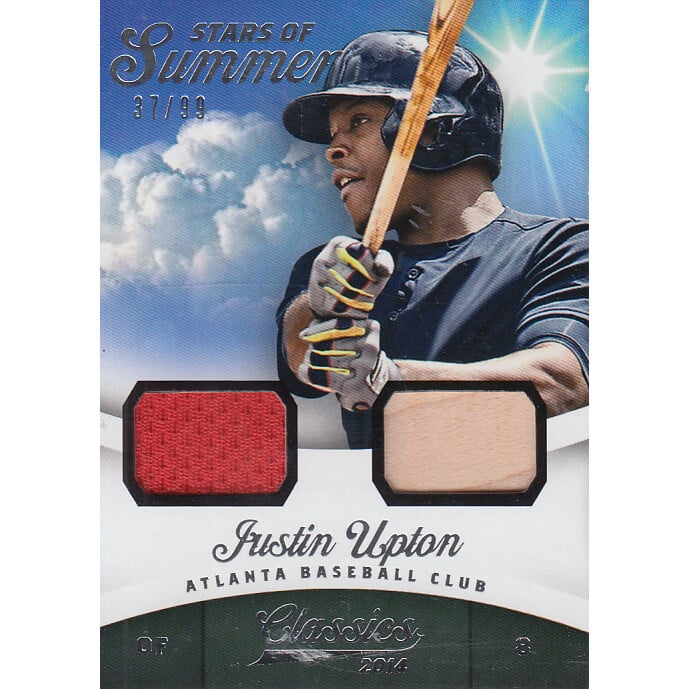2014 Classics Stars of Summer Materials Combos #19 Justin Upton