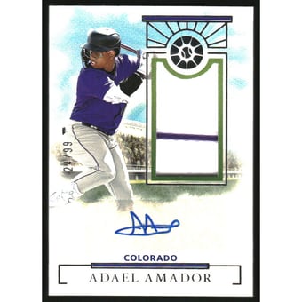 2024 Panini Boys of Summer Prospect Material Signatures #42 Adael Amador