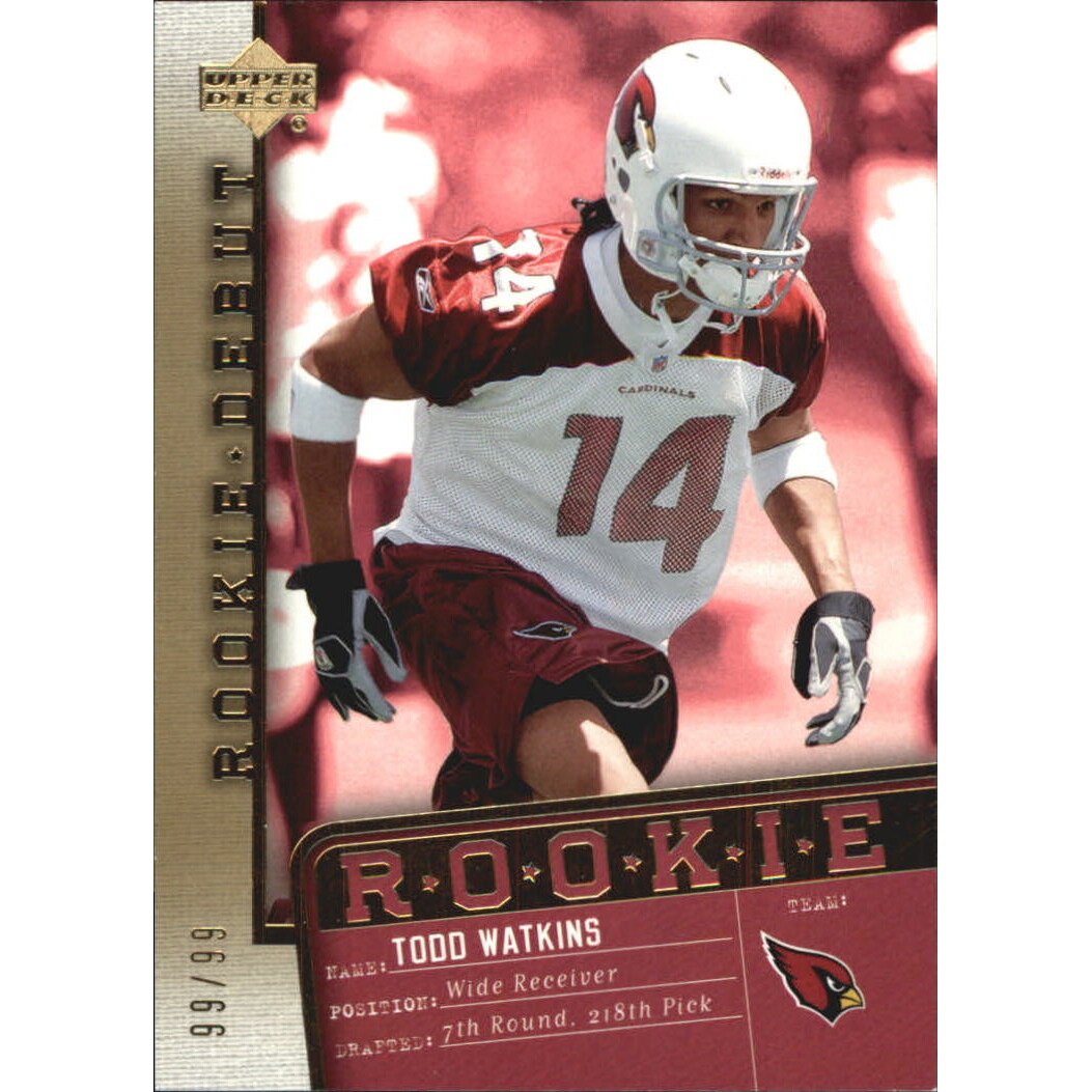 2006 Upper Deck Rookie Debut Gold #101 Todd Watkins