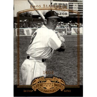 2005 UD Past Time Pennants Gold #26 Enos Slaughter