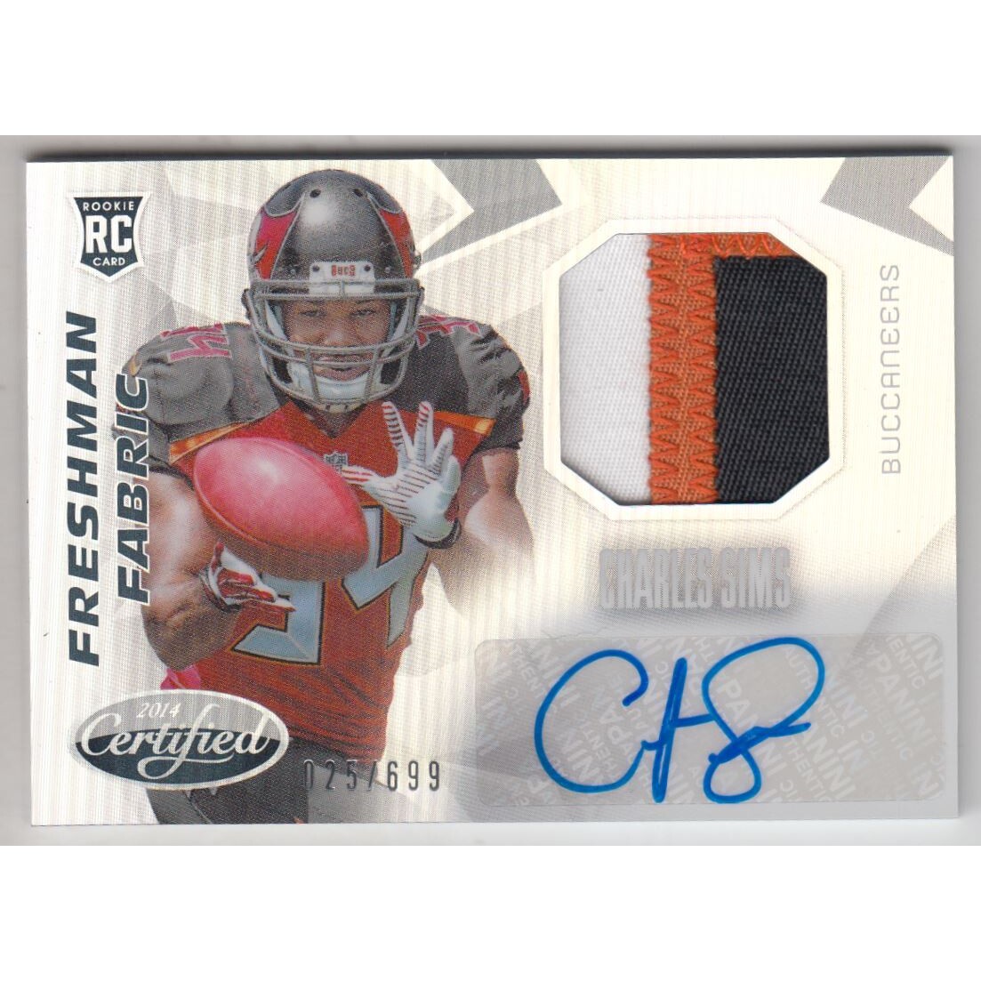 2014 Certified #211 Charles Sims JSY AU/699 RC