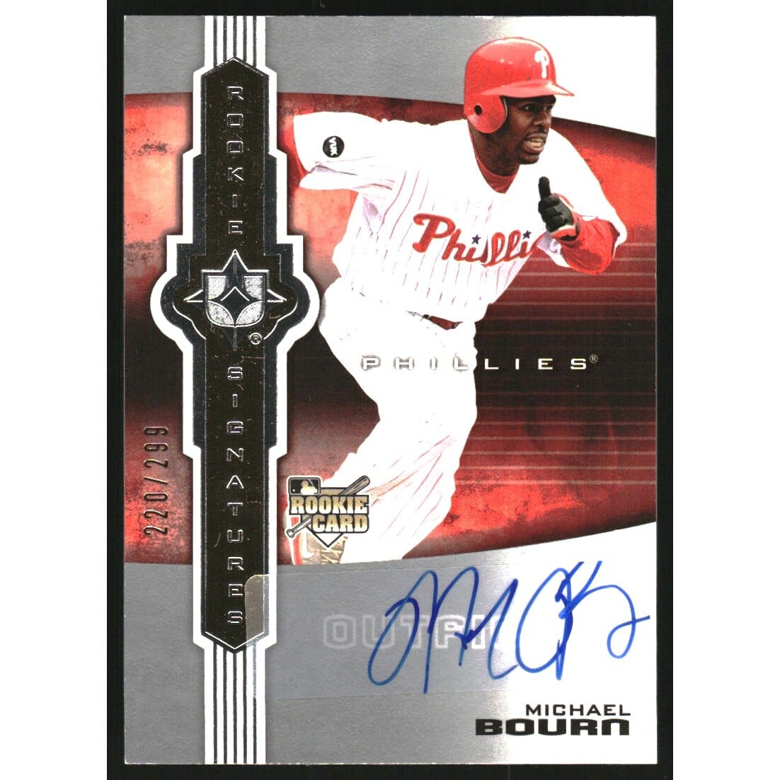 2007 Ultimate Collection #104 Michael Bourn AU (RC)