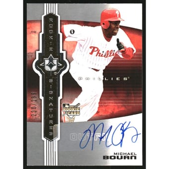 2007 Ultimate Collection #104 Michael Bourn AU (RC)