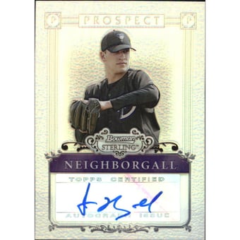 2006 Bowman Sterling Prospects Refractors #JN Jason Neighborgall AU