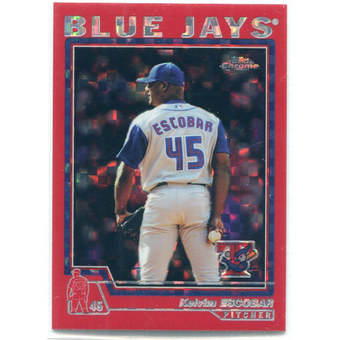 2004 Topps Chrome Red X-Fractors #68 Kelvim Escobar