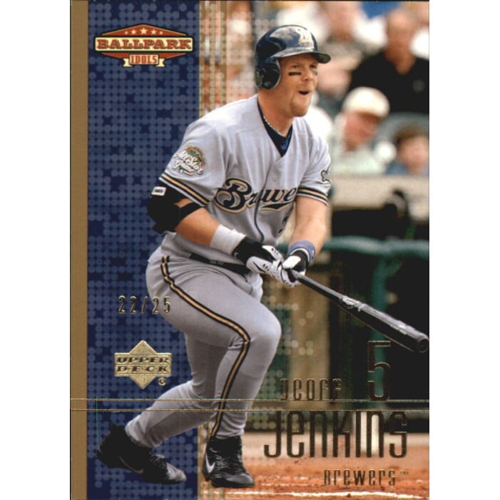 2002 Upper Deck Ballpark Idols Gold #108 Geoff Jenkins
