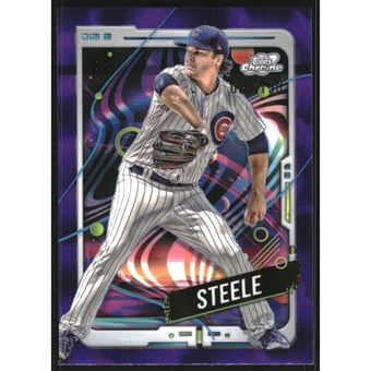 2024 Topps Cosmic Chrome Purple Nebula Refractors #79 Justin Steele