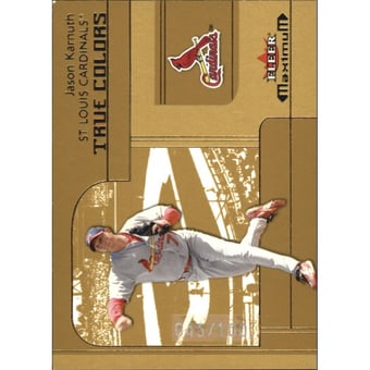 2002 Fleer Maximum To the Max #240 Jason Karnuth TRC/100