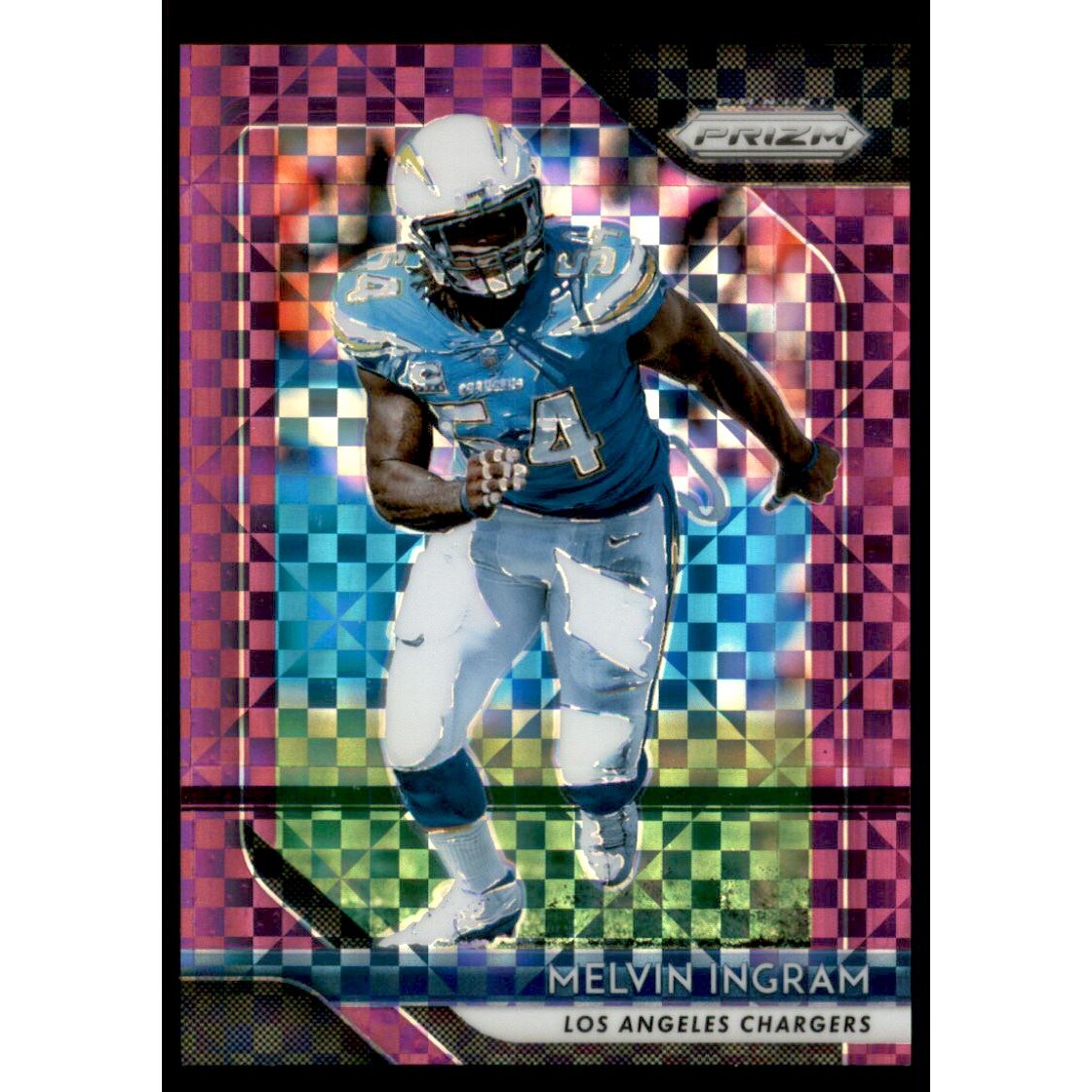 2018 Panini Prizm Prizms Purple Power #101 Melvin Ingram