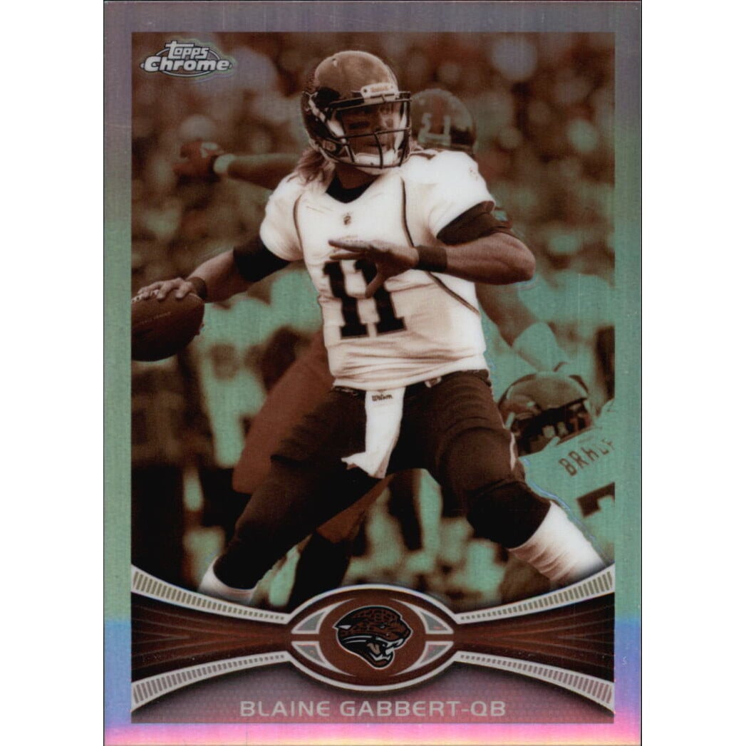 2012 Topps Chrome Sepia Refractors #55 Blaine Gabbert. rookie card picture