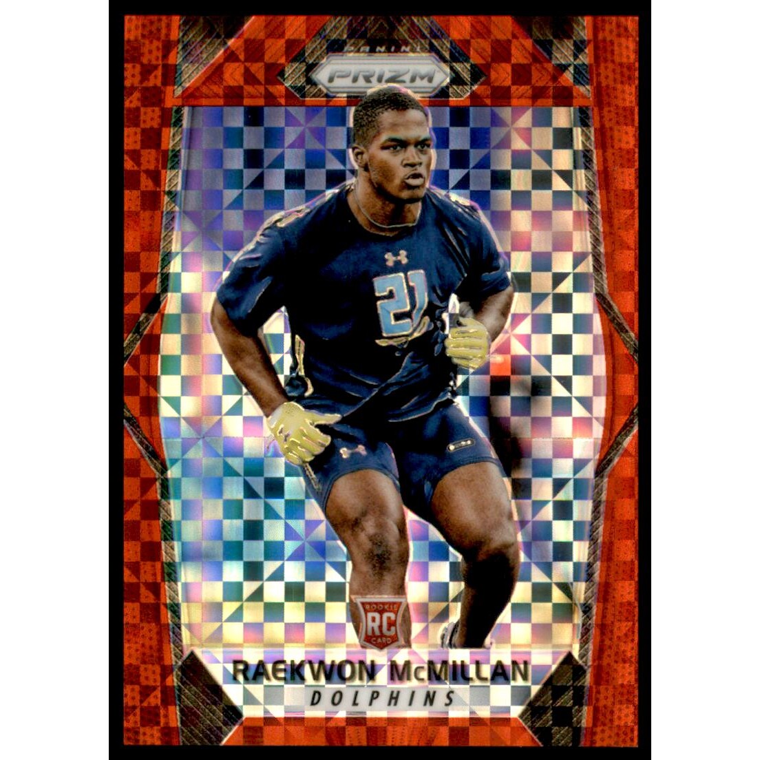 2017 Panini Prizm Prizms Red Power #296 Raekwon McMillan