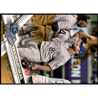 2017 Topps Update 5x7 Gold #US77 Mike Moustakas