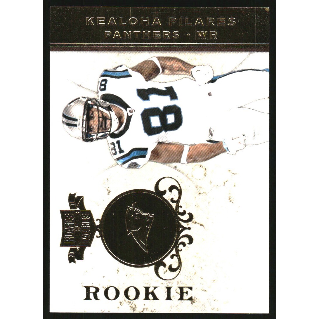 2011 Panini Plates and Patches Gold #145 Kealoha Pilares
