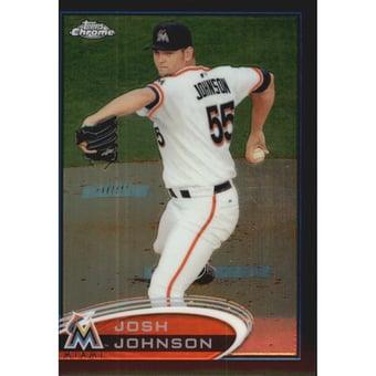 2012 Topps Chrome Black Refractors #63 Josh Johnson