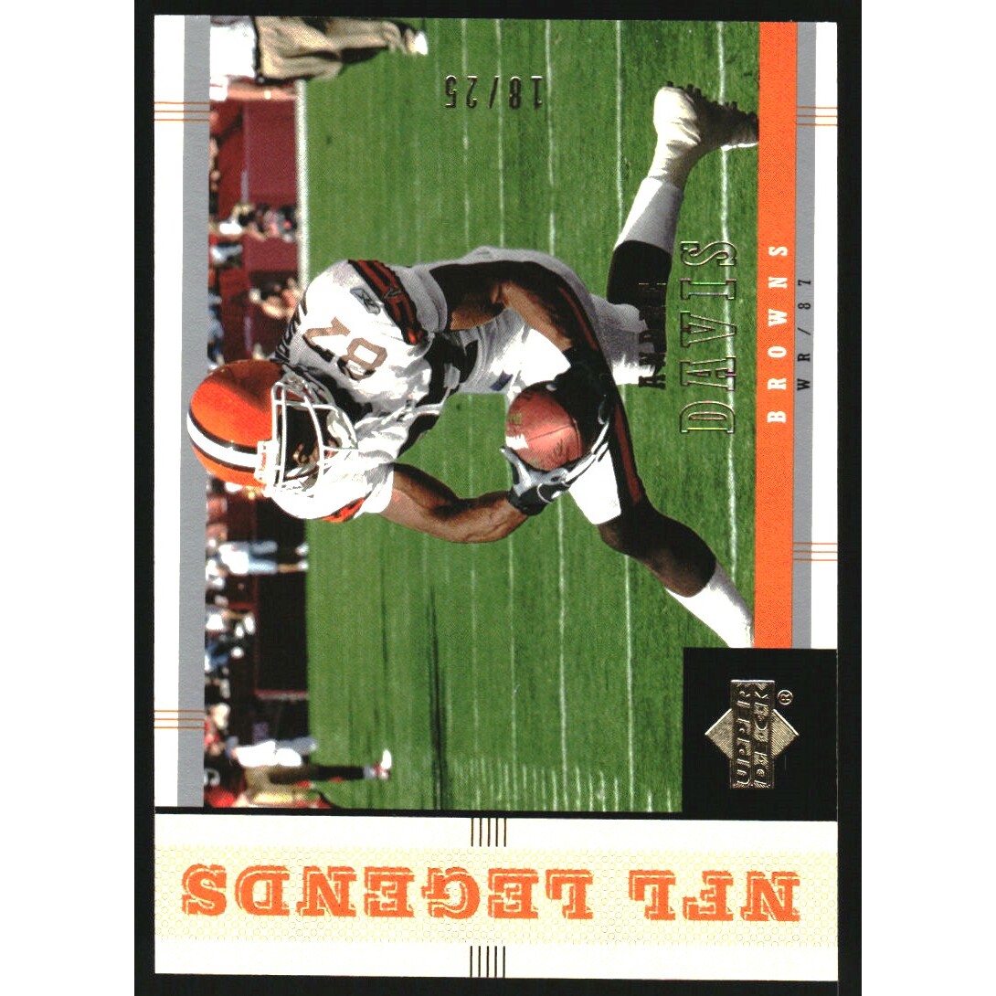 2004 Upper Deck Legends Gold #21 Andre Davis. rookie card picture