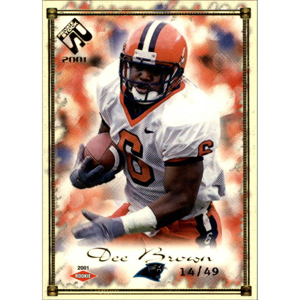 2001 Private Stock Gold Framed #111 Dee Brown