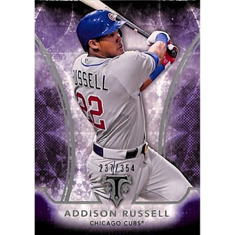 2015 Topps Triple Threads Amethyst #86 Addison Russell
