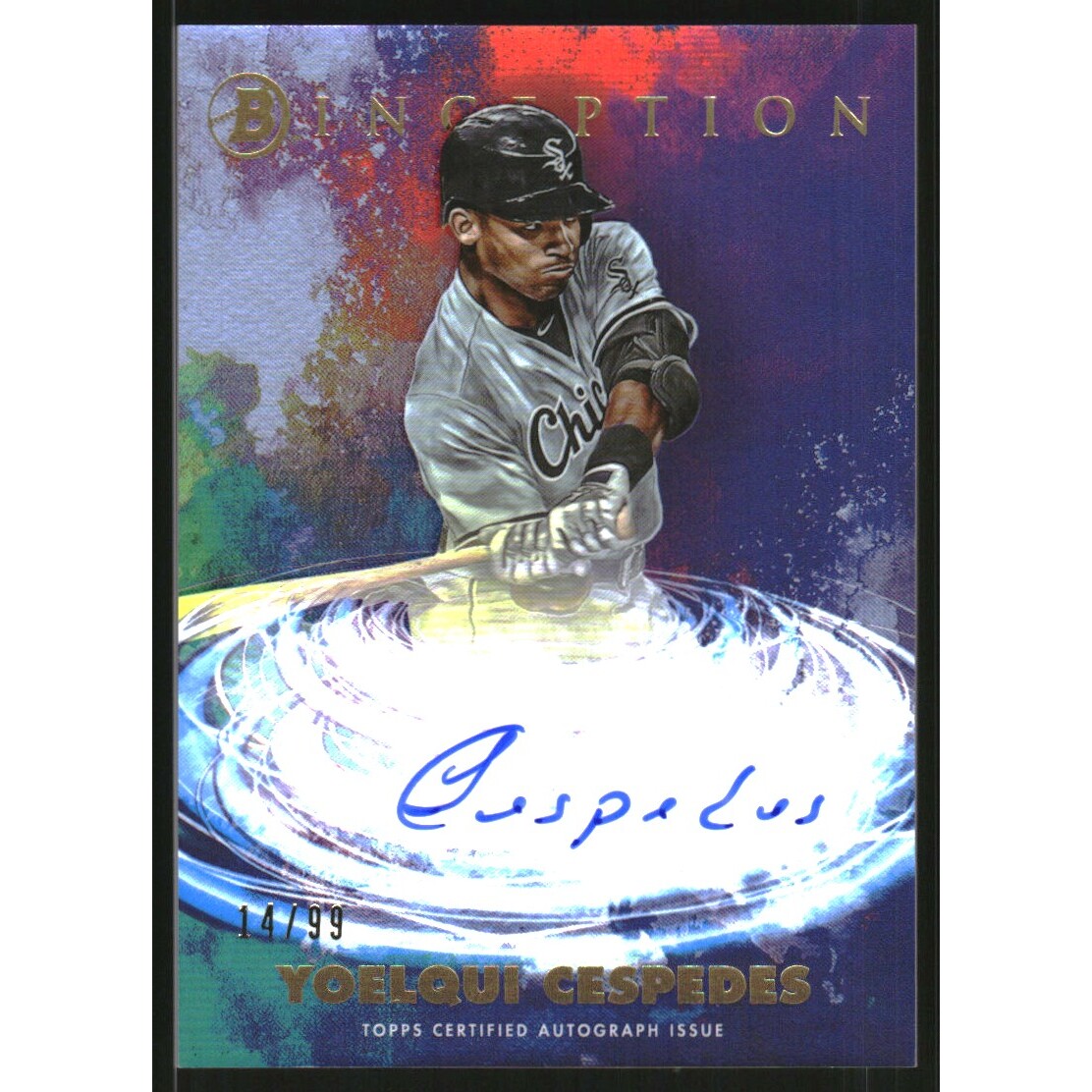 2021 Bowman Inception Primordial Prospects Autographs #PPAYC Yoelqui Cespedes 2021 Bowman Inception Primordial Prospects Autographs #PPAYC Yoelqui Cespedes