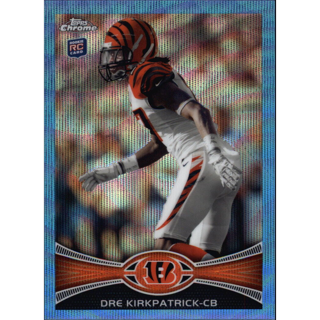 2012 Topps Chrome Blue Wave Refractors #BW28 Dre Kirkpatrick