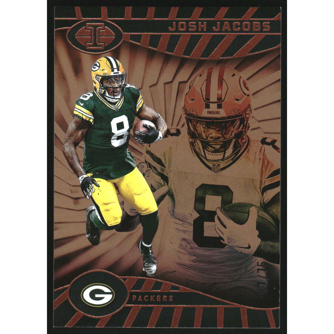 2024 Panini Illusions Trophy Collection Bronze #30 Josh Jacobs