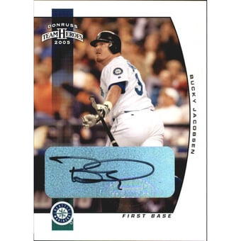 2005 Donruss Team Heroes Autographs #281 Bucky Jacobsen
