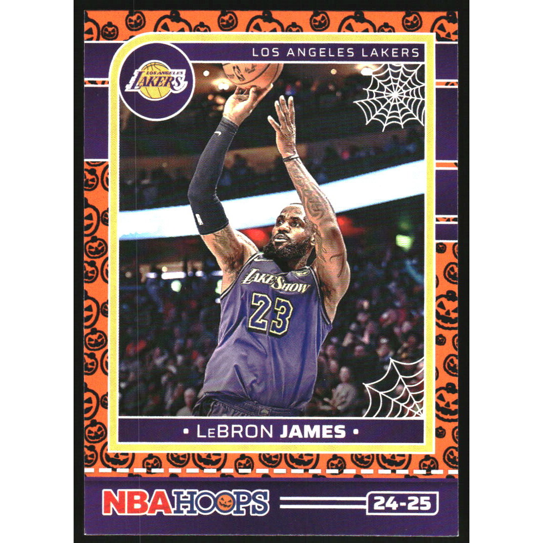 2024-25 Hoops Haunted Hoops Orange #193 LeBron James