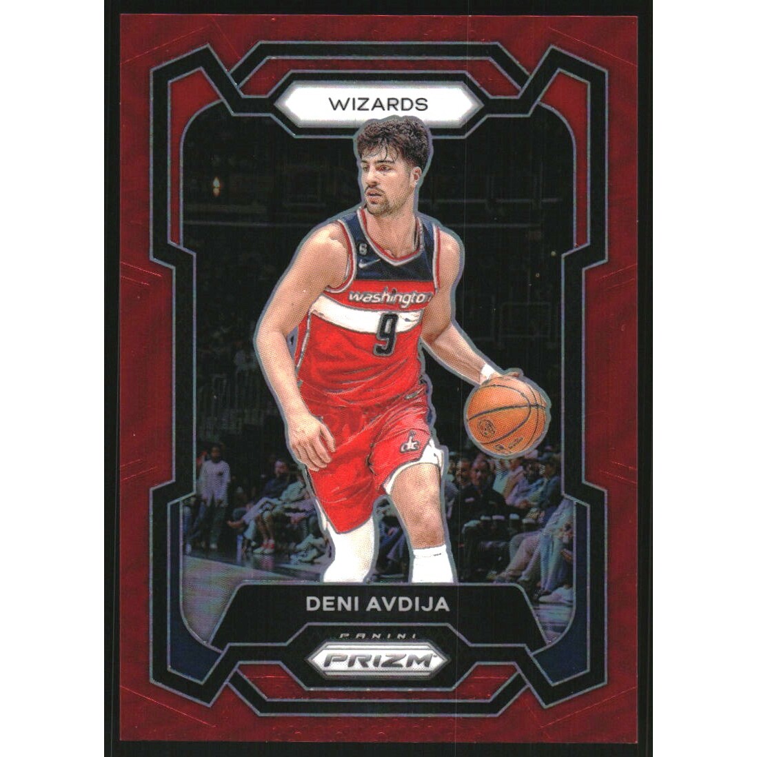 2023-24 Panini Prizm Prizms Red #261 Deni Avdija