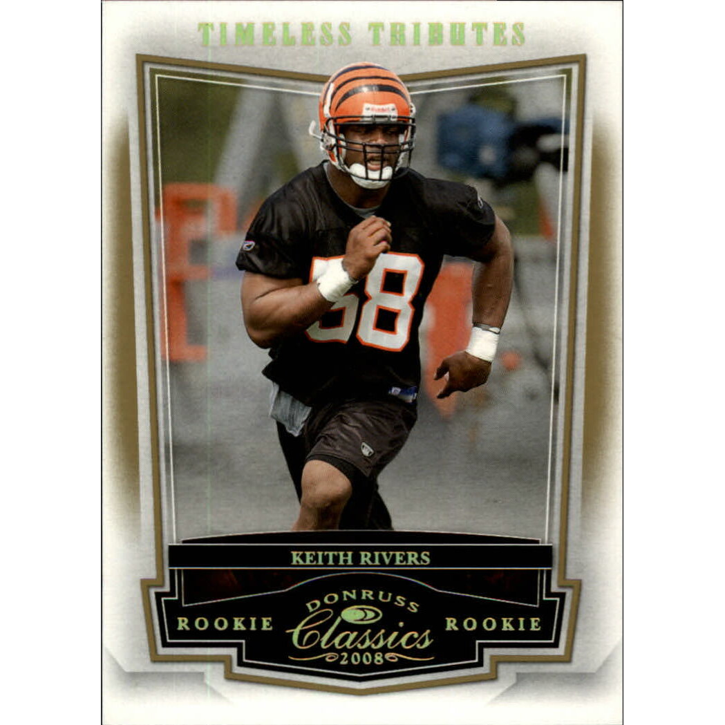 2008 Donruss Classics Timeless Tributes Gold #218 Keith Rivers