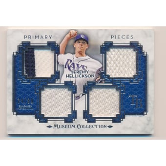 2014 Topps Museum Collection Primary Pieces Quad Relics #PPQRJH Jeremy Hellickson