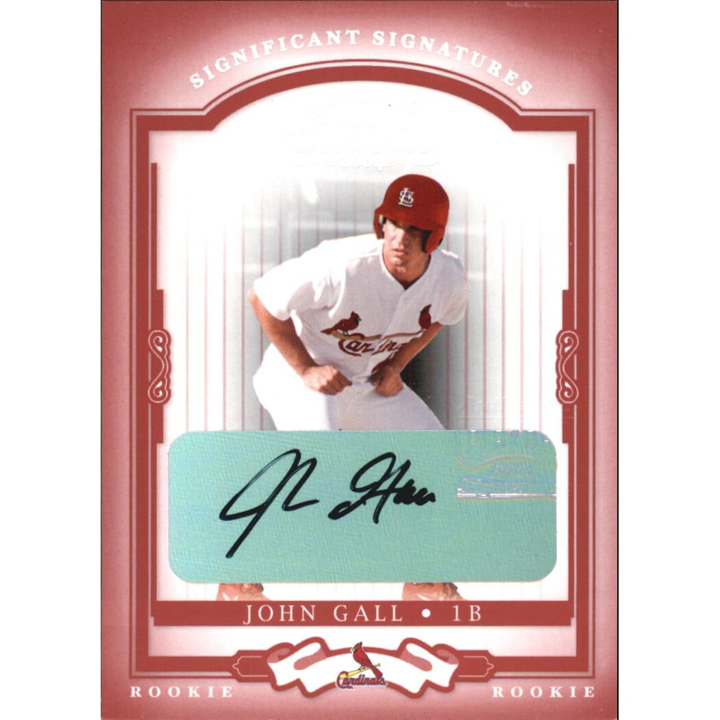 2004 Donruss Classics Significant Signatures Red #183 John Gall ROO/250. rookie card picture