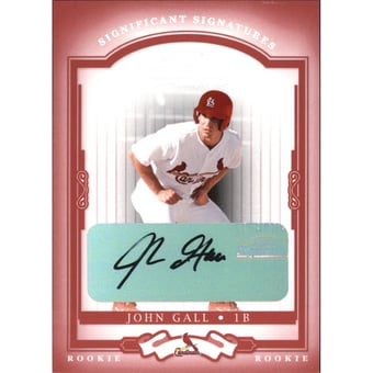 2004 Donruss Classics Significant Signatures Red #183 John Gall ROO/250