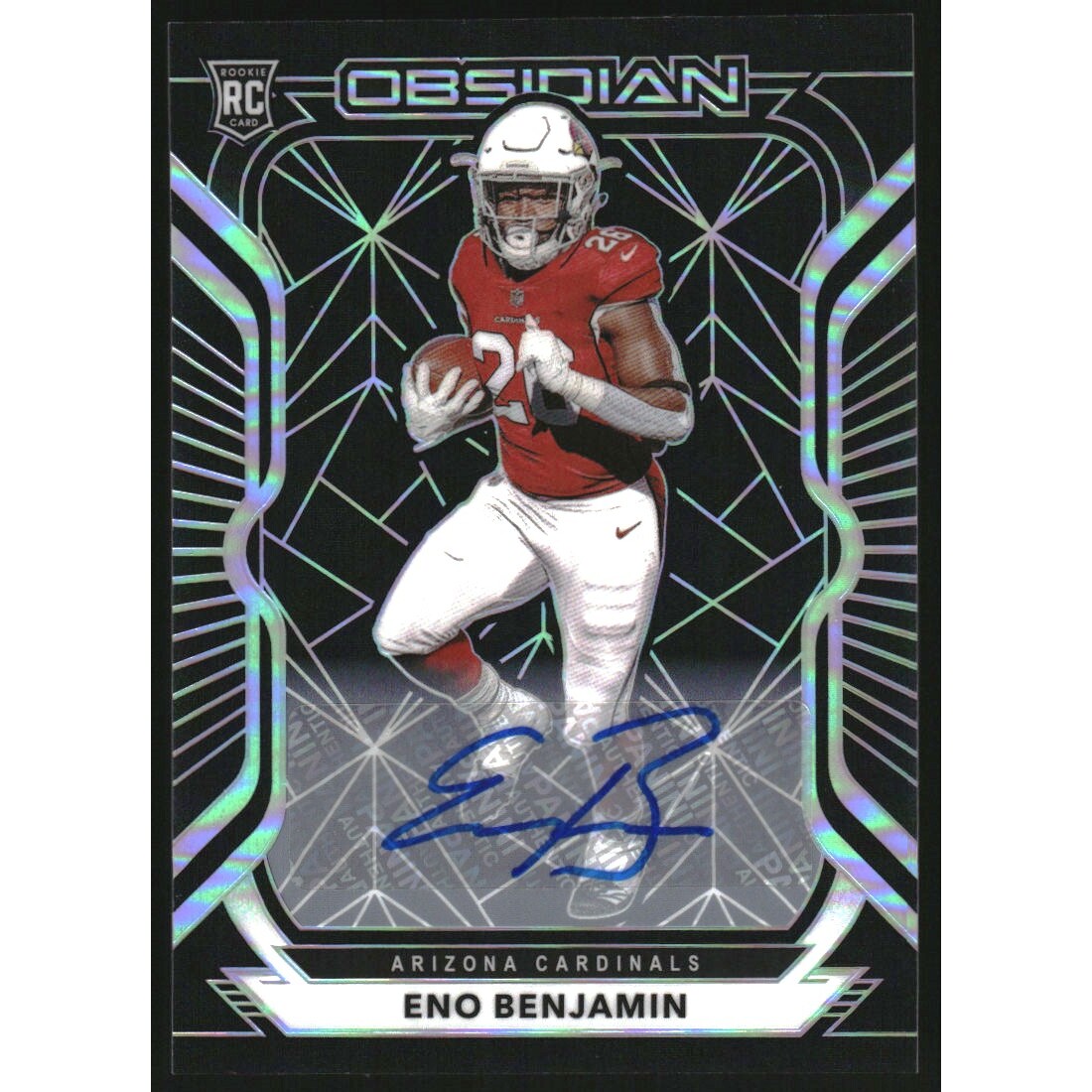 2020 Panini Obsidian Rookie Autographs #161 Eno Benjamin/150