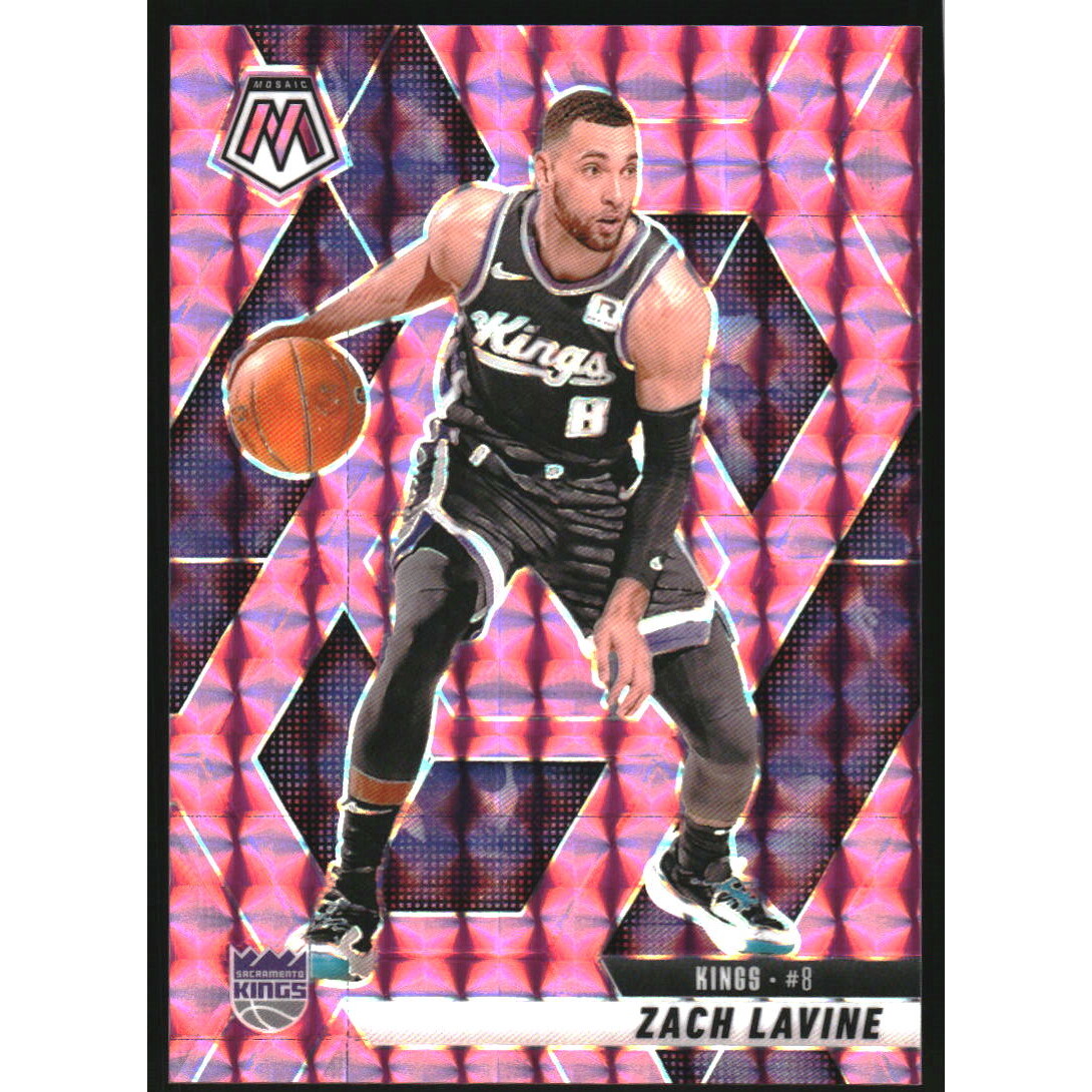 2024-25 Panini Mosaic Mosaic Pink #44 Zach LaVine