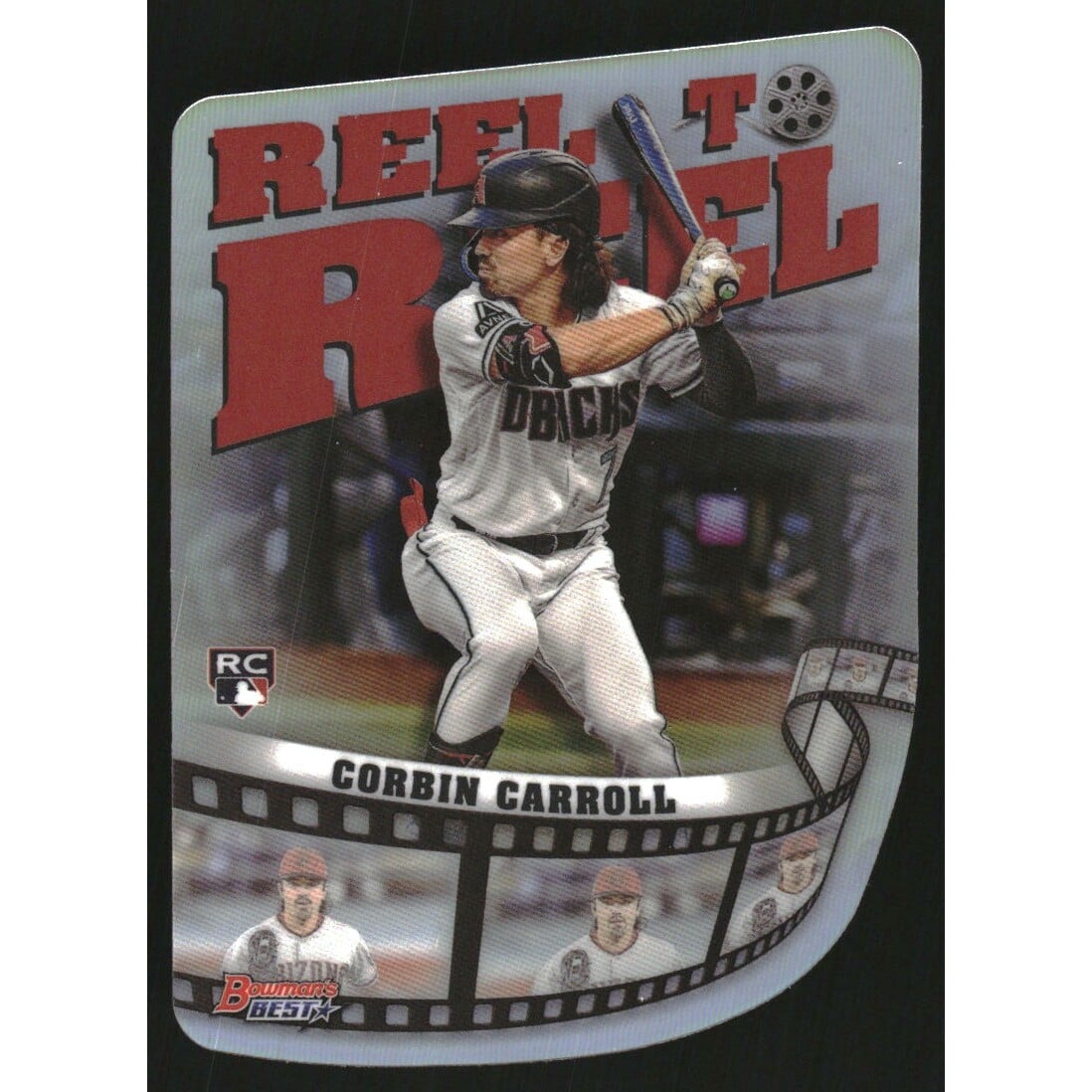 2023 Bowman's Best Reel to Reel Die Cut #RR3 Corbin Carroll. rookie card picture