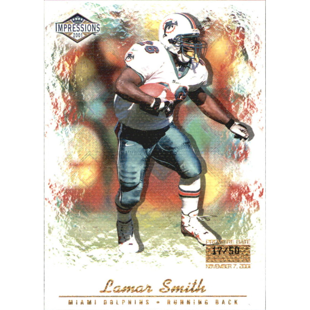 2001 Pacific Impressions Premiere Date #71 Lamar Smith