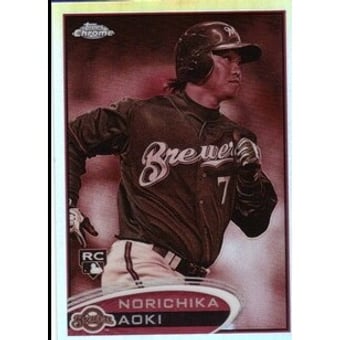 2012 Topps Chrome Sepia Refractors #184 Norichika Aoki