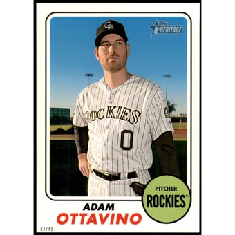 2017 Topps Heritage 5x7 #687 Adam Ottavino
