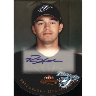 2005 Fleer Platinum Autograph Die Cuts #22 Russ Adams ROO/20 *