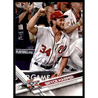 2017 Topps Update #US141B Bryce Harper SP/fist up
