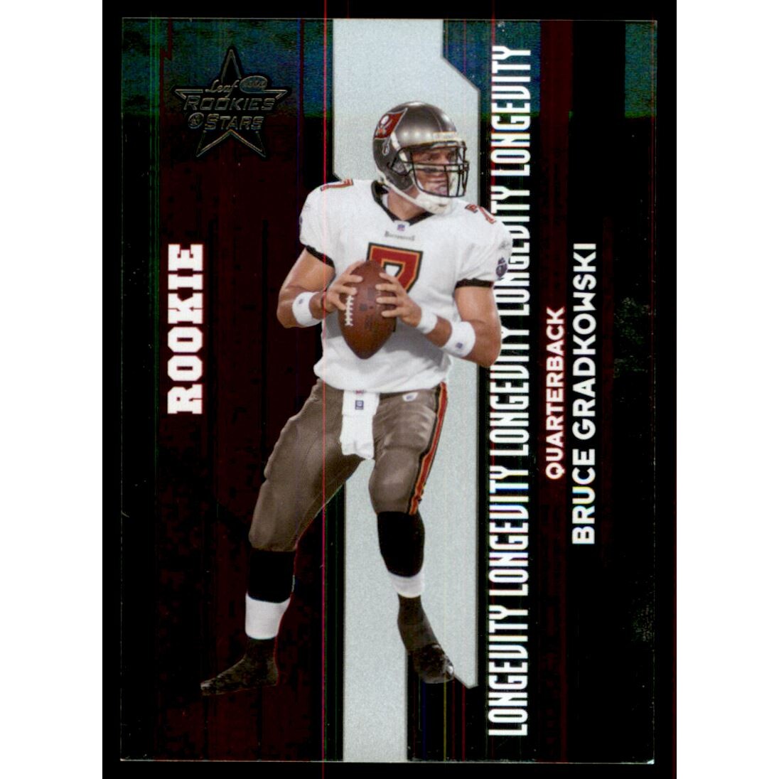 2006 Leaf Rookies and Stars Longevity Silver Parallel #205 Bruce Gradkowski