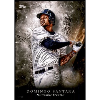 2018 Topps Inception 5x7 #49 Domingo Santana