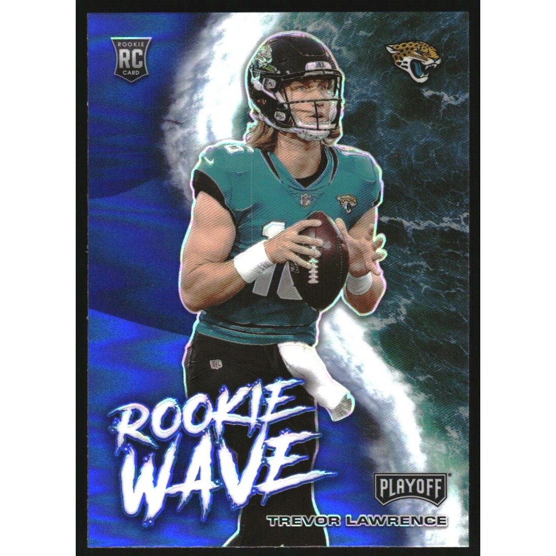 2021 Playoff Rookie Wave Blue #11 Trevor Lawrence